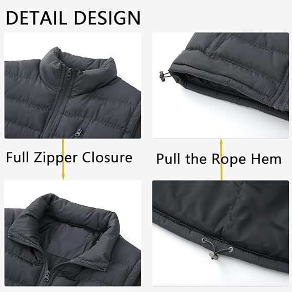 Men’s winter warm thick down vest