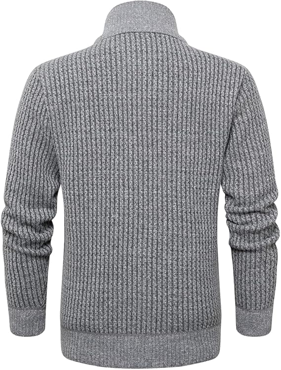 Men’s cardigan zipper knitted sweater
