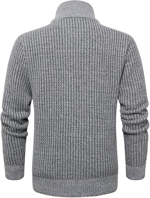 Men’s cardigan zipper knitted sweater